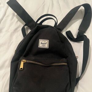 Herschel mini Backpack with Gold Zipper